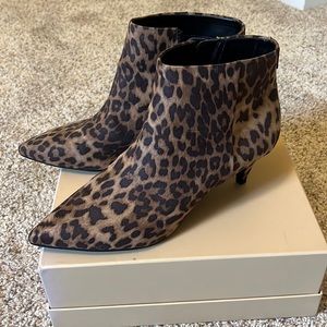 Circus Sam Edelman booties, animal print fabric